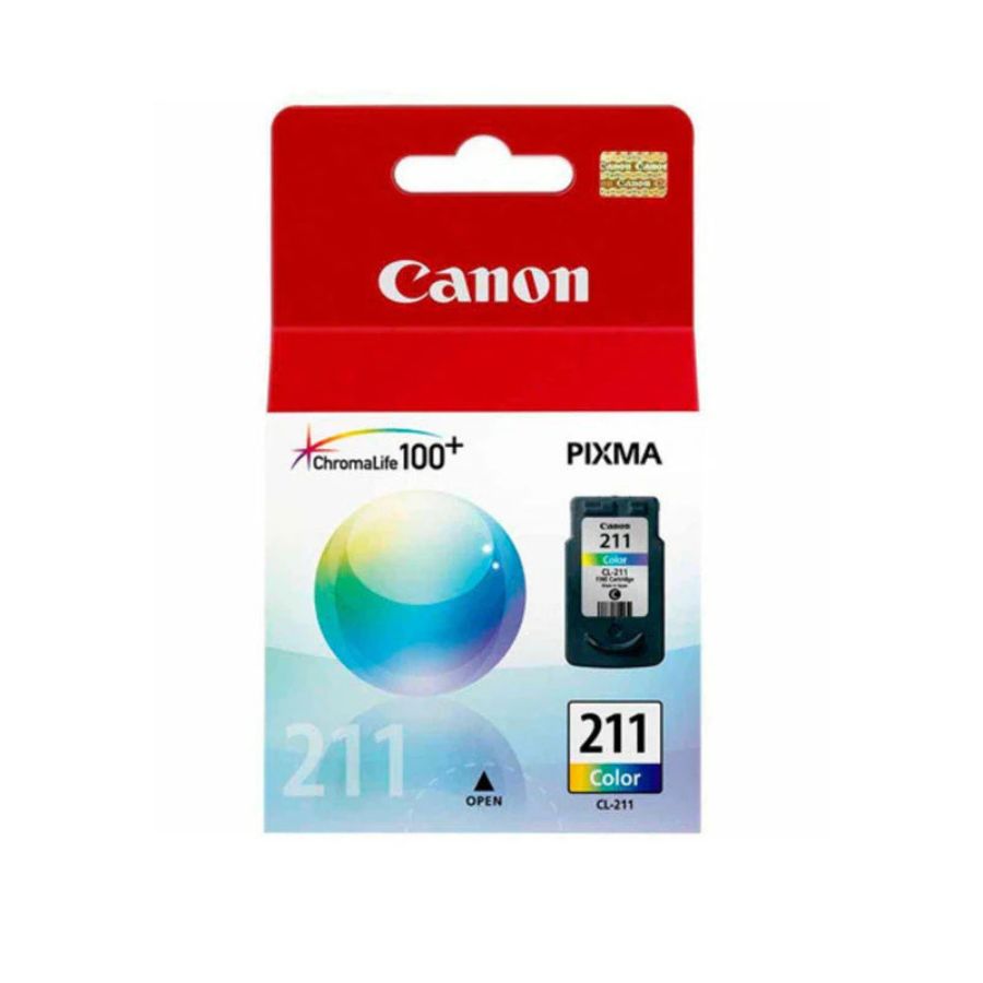 Cartucho de Tinta Canon CL-211 Color – 255 páginas