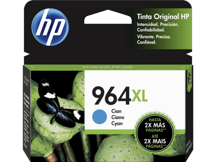 Cartucho de Tinta Cian HP 964XL – Alto Rendimiento – 3JA54AL