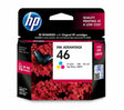 Cartucho de Tinta Color HP 46 – Original – CZ638AL