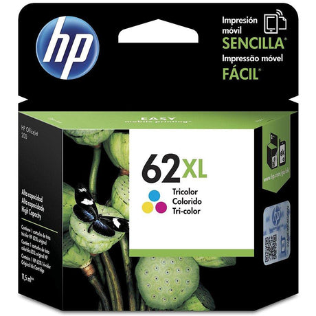 Cartucho de Tinta Color HP 62XL – Alto Rendimiento – C2P07AL