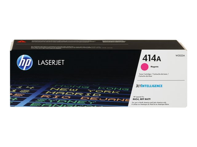 Cartucho de Tóner HP 414A – Magenta, Original, W2023A