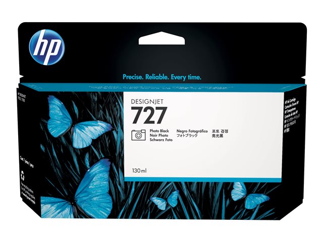 Cartucho de Tinta Negra Foto Original HP 727 DesignJet 130ml