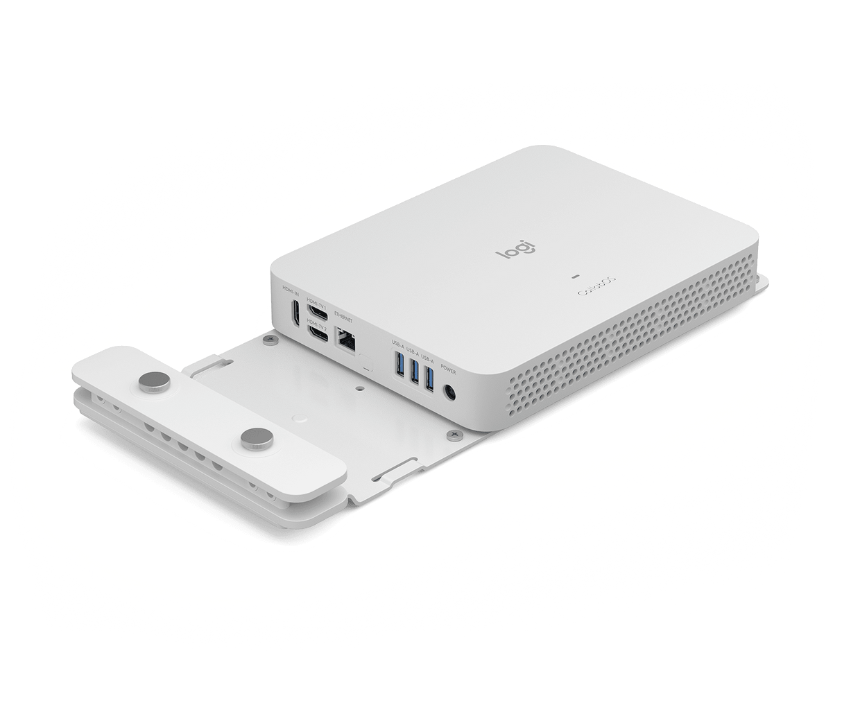 Soporte para PC Logitech Compute Mount – Blanco Hueso, 952-000097