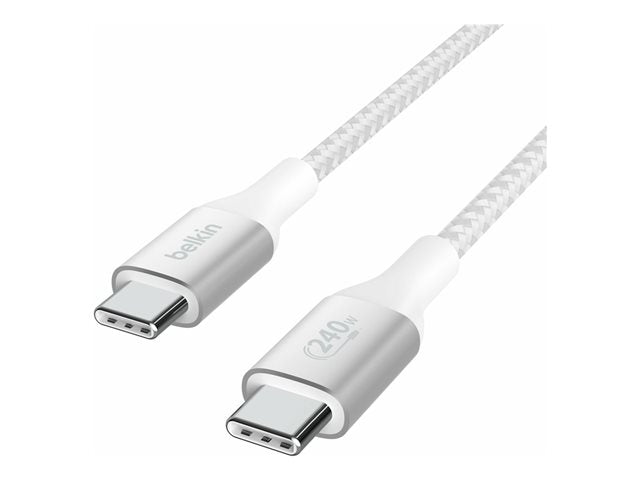 Cable USB-C a USB-C Belkin BoostCharge 2m 240W Blanco