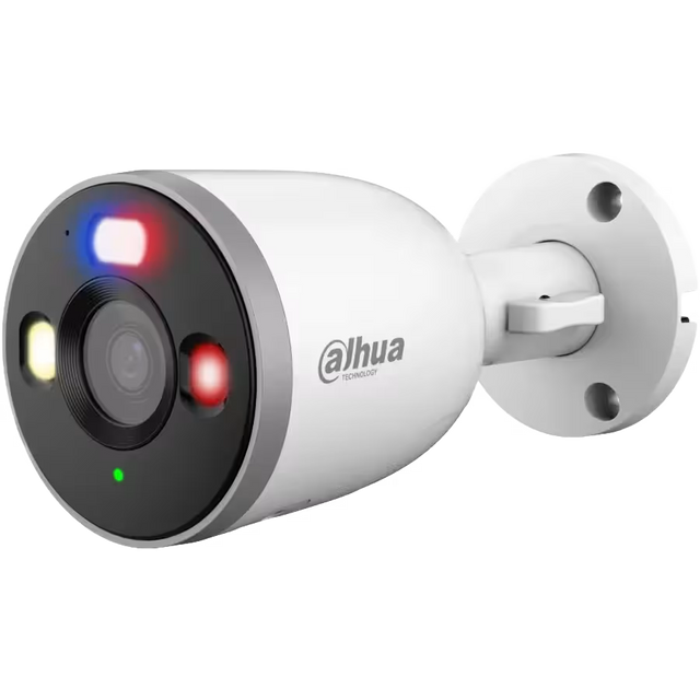 Cámara Bullet Dahua DH‑IPC‑F3DP‑PV‑0280B – 3MP – Wi‑Fi 6 – Disuasión Activa – IA Humano/Vehículo – Lente 2.8 mm – Iluminación Dual – IP67