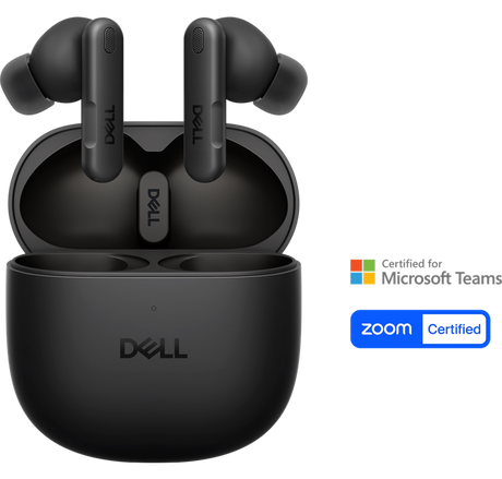 Auriculares Dell Pro Plus EB525 – Bluetooth – Micrófono integrado – Gris titanio – 3 años garantía