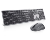 Teclado y ratón inalámbricos Dell Pro Plus KM7321W –  2.4 GHz / Bluetooth 5.0 – QWERTY inglés – Gris titanio