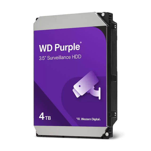Disco duro para videovigilancia – WD Purple 4 TB – WD44PURZ  