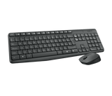 Set Teclado y Ratón Inalámbrico Español USB Logitech MK235 Negro
