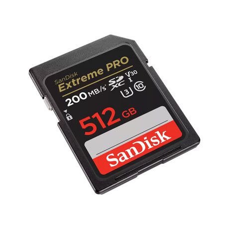 Tarjeta de Memoria SDXC 512GB SanDisk Extreme Pro UHS‑I – V30/U3/Class10 – SDSDXXD‑512G‑GN4IN