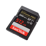 Tarjeta de Memoria SDXC 512GB SanDisk Extreme Pro UHS‑I – V30/U3/Class10 – SDSDXXD‑512G‑GN4IN