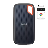 Disco Duro Externo SanDisk Extreme Portable V2 – SSD 2TB, USB 3.2 Gen 2, AES 256-bit, SDSSDE61-2T00-G25M