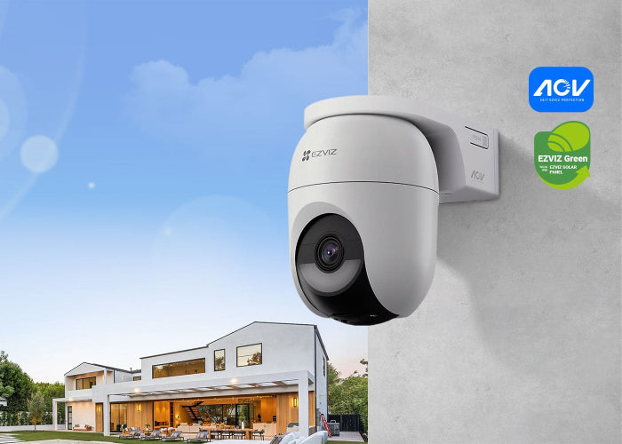 Cámara Wi‑Fi con rotación horizontal y vertical alimentada por batería – EZVIZ CB8 Lite 2K⁺ – CS‑CB8c/SP‑R100