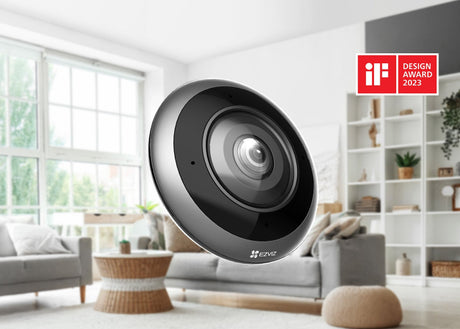 Cámara Wi‑Fi panorámica ojo de pez – EZVIZ E4p Smart 3K⁺