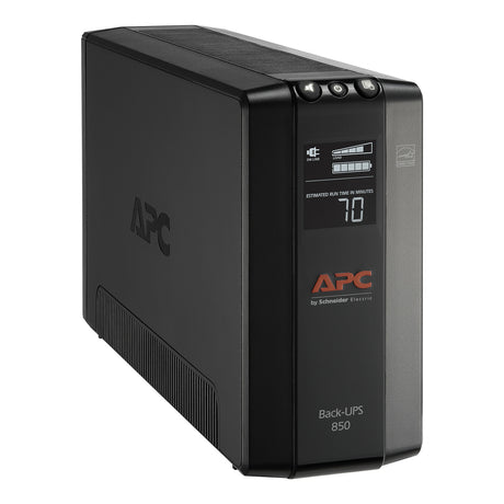 UPS APC Back-UPS Pro BX850M-LM60, 850VA, pantalla LCD, USB, modo verde