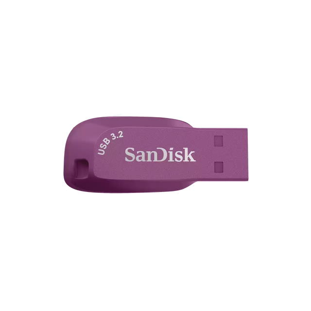 Flash Drive USB SanDisk Ultra Shift 128GB – USB 3.2 Gen 1 – Orquídea Cattleya – SDCZ410‑128G‑G46CO