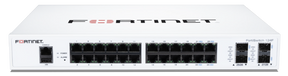 Conmutador gestionado – Fortinet FortiSwitch 124F – 24 x Gigabit + 4 x SFP+ – FS‑124F