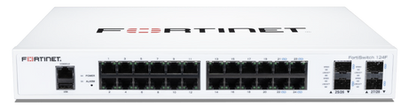 Conmutador gestionado – Fortinet FortiSwitch 124F – 24 x Gigabit + 4 x SFP+ – FS‑124F