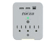 Protector de Sobretensiones Forza FWT‑331USBC – 3 Tomas – USB Tipo A + C – 125V – Luz Nocturna Automática
