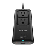 Compra el Cargador GaN Forza PS‑235USBC, con puertos USB‑C y USB‑A. Compacto, eficiente y seguro, ideal para laptops, tablets y smartphones.