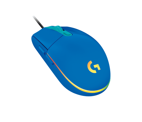 Mouse Gaming Logitech G203 LIGHTSYNC – 6 Botones Azul (910-005791)