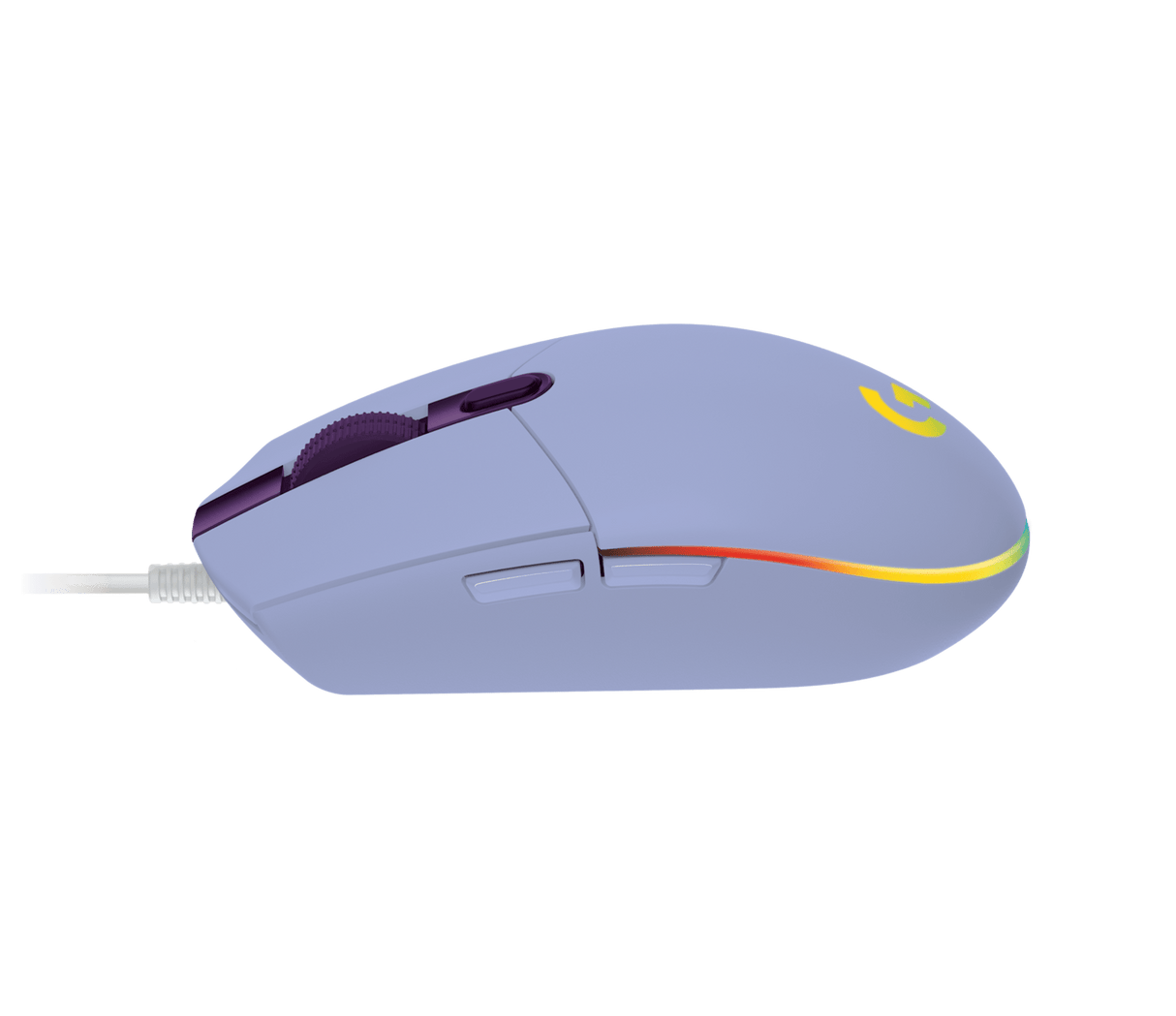 Gaming Mouse Logitech G203 LIGHTSYNC – 6 Botones Lila (910-005851)