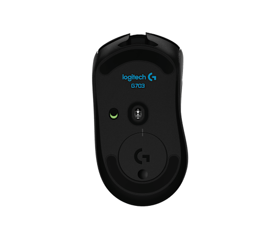 Ratón Gaming Inalámbrico Logitech G703 LIGHTSPEED – Sensor HERO 25K (910-005638)