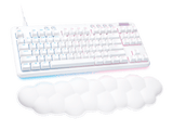 Teclado Gaming Mecánico Cableado TKL Logitech G713 GX Brown Blanco Niebla