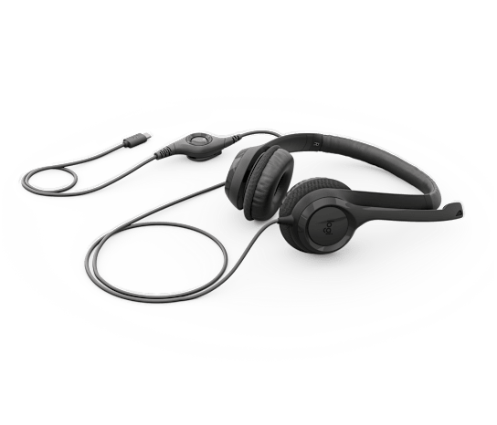 Auriculares Logitech H390 – Diadema – USB‑C – Micrófono con Cancelación de Ruido – Controles Integrados