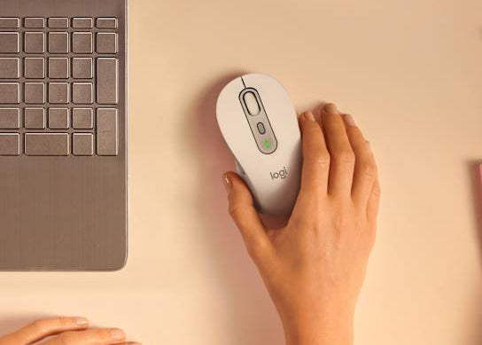 Ratón Inalámbrico Logitech Signature M650 – Blanco Hueso (910-006252)