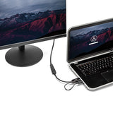 Conversor HDMI a DisplayPort 4K Alimentado por USB StarTech.com – HD2DP – 25.5 cm – Negro