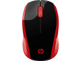 Mouse Inalámbrico HP 200 Rojo – 2HU82AA#ABL