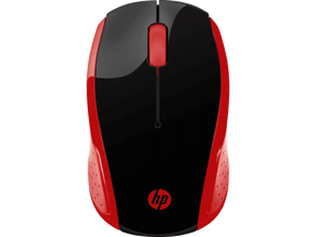 Mouse Inalámbrico HP 200 Rojo – 2HU82AA#ABL