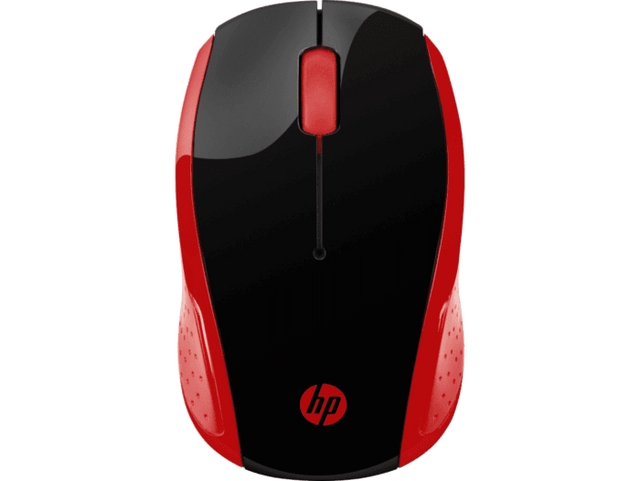 Mouse Inalámbrico HP 200 Rojo – 2HU82AA#ABL