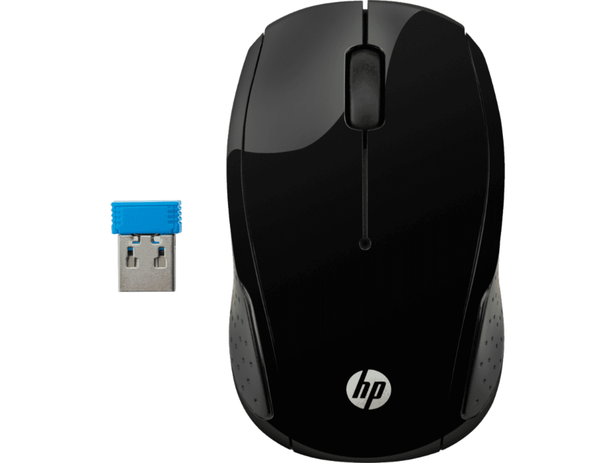 Mouse HP 200 Inalámbrico Óptico – Negro – X6W31AA#ABL