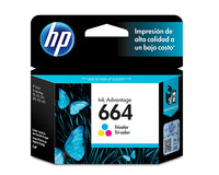 Cartucho de Tinta Tricolor – HP 664 – Original – F6V28AL
