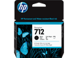 Cartucho de Tinta Negra – HP 712 DesignJet – Original – 80 ml – 3ED71A