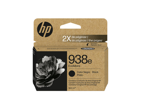 Cartucho de Tinta Negra – HP EvoMore 938e – Original Alta Capacidad – 4S6Y2PL
