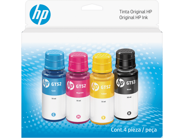Combo de Botellas de Tinta – HP GT53/GT52 – Original – 9F3N4AL