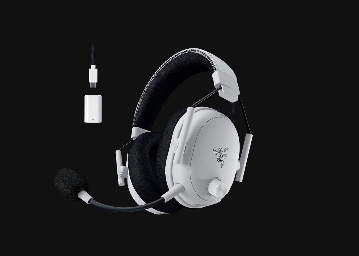 Audífonos Gamer Inalámbricos – Razer BlackShark V3 Pro – Esports – ANC + THX Spatial Audio – Blancos
