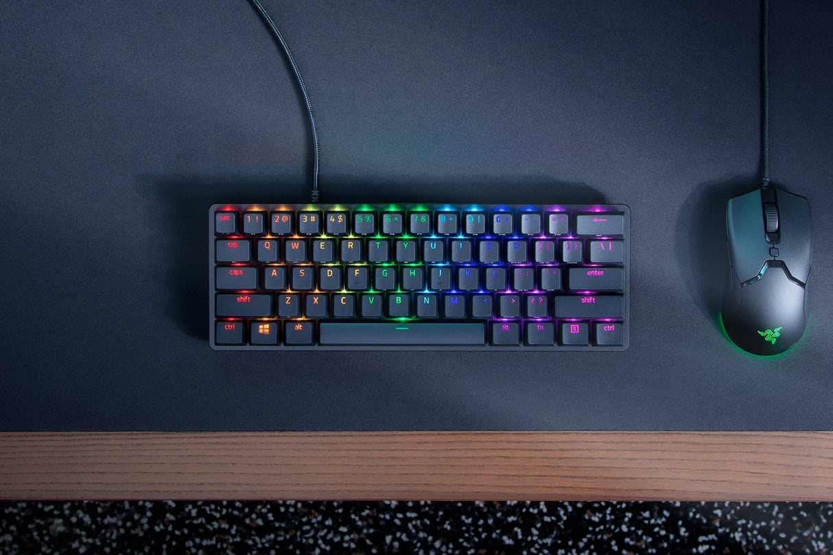 Teclado Gamer Razer Huntsman Mini 60% - Mecánico con Cable RZ03-03392900-R311
