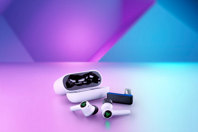 Audífonos para juegos Razer Hammerhead HyperSpeed Blancos