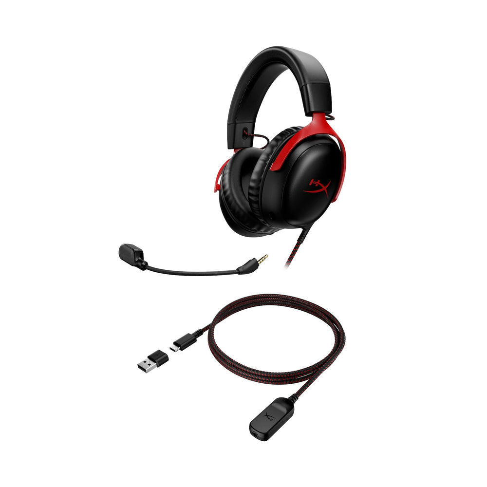 Auriculares Over-Ear Cableados HyperX Cloud 3 Negros/Rojos