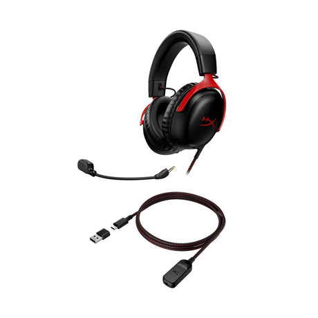 Auriculares Over-Ear Cableados HyperX Cloud 3 Negros/Rojos