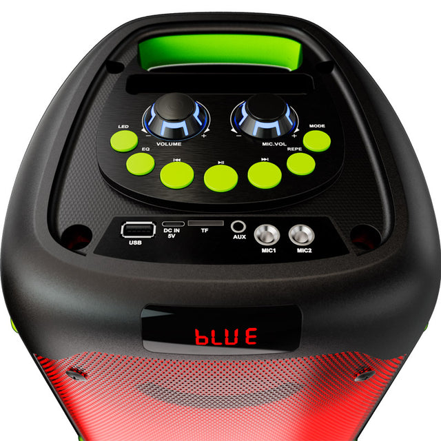 Sistema de Altavoces Portátil Klip Xtreme BoomFire KLS-100 2x4" Negro