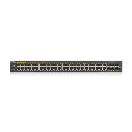 Switch Inteligente Gigabit PoE+ 48 Puertos 4 SFP Combinados 2 SFP ZyXEL GS1920-48HPv2