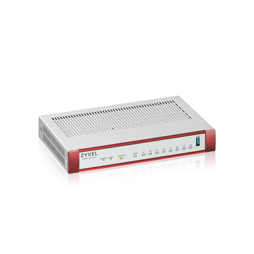 Firewall ZyXEL USG FLEX 100H – UTM Bundle / 1GbE / VPN / Seguridad multicapa / Nebula Cloud