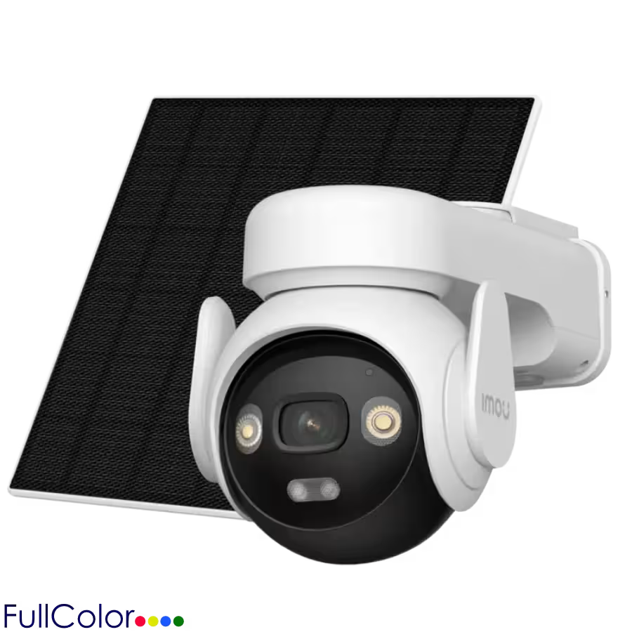 Cámara de Vigilancia IMOU AOV PT 4G 5MP – Panel Solar y Batería Recargable