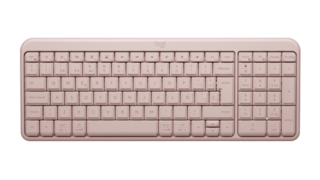 Teclado Inalámbrico Bluetooth Rosa K250 – Modelo 920-013447 – Logitech