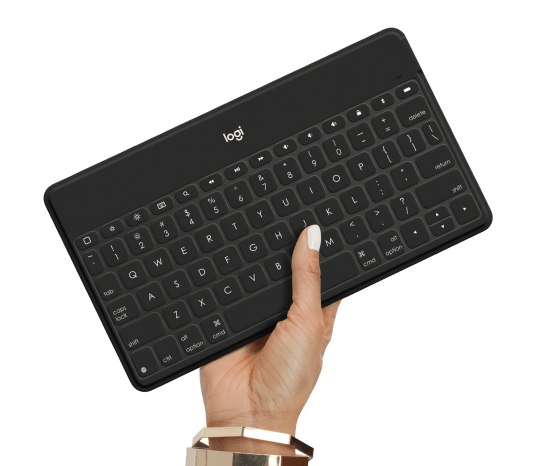 Teclado Bluetooth Impermeable Logitech Keys-To-Go – Negro (920-006701)